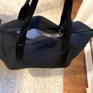 AK Sport Black Neoprene Bag (Gym, Diaper, Work, Teacher, Overnight)